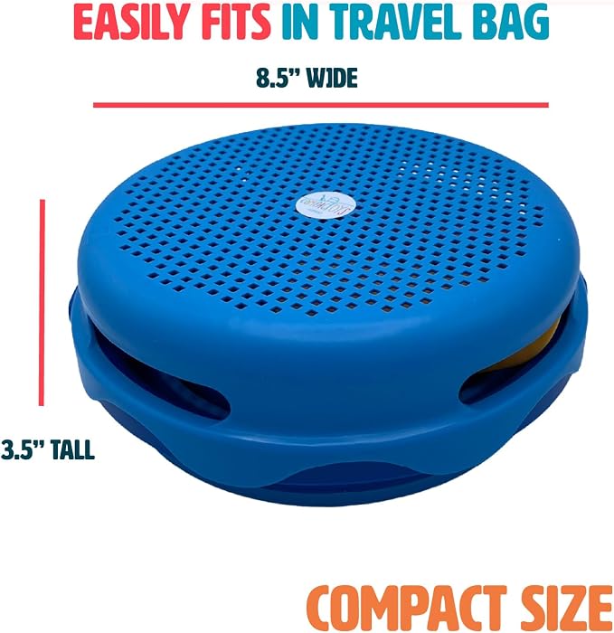 7-in-1 Compact Beach Toy Set – Space-Saving Sand Toy Play Kit for Kids-Blue
