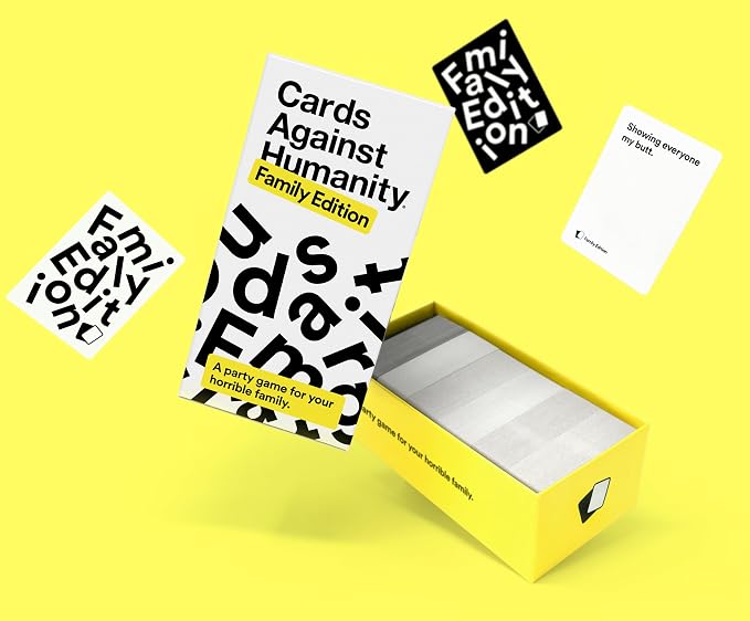 Cards Against Humanity: Family Edition • Ages 8+ • A Party Game for Your Horrible Family