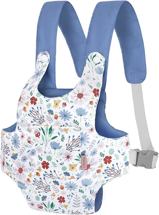 GAGAKU Baby Doll Carrier for Toddler Toy Baby Carrier for Dolls Accessories Doll Carriers for Kids – Blue (Pinecones)