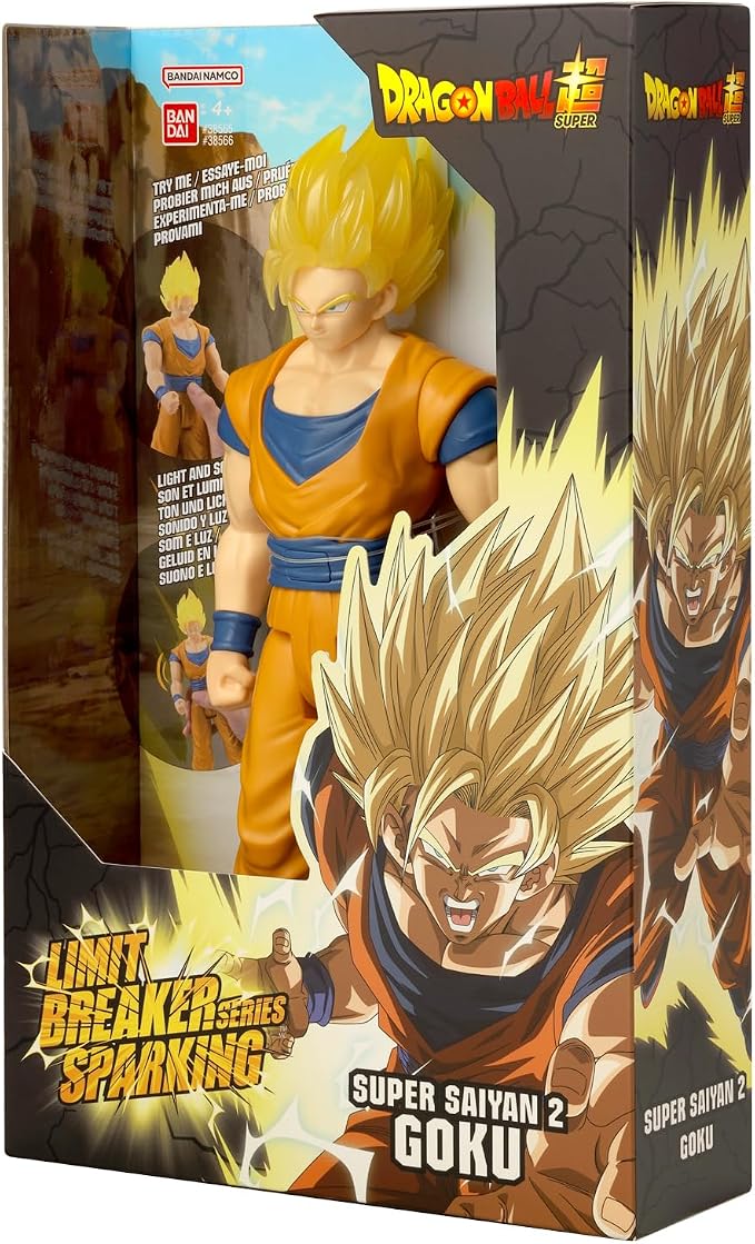 Limit Breaker Series Sparking - Dragon Ball - Super Saiyan 2 Goku, 12" Action Figure