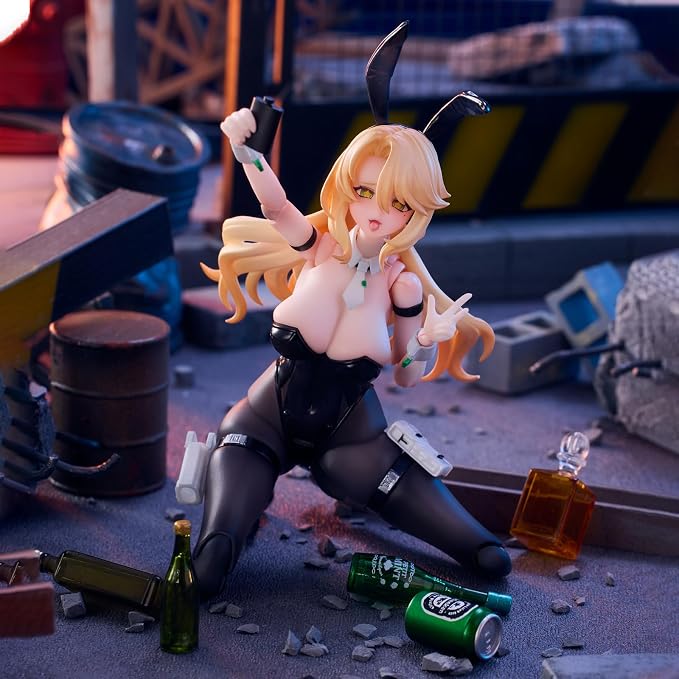 Pipigirl Snail Shell 1/12 Scale Plastic Model Action Figures Kits, Rabbit Reaction Force Elena, Anime Collectible Action Figures