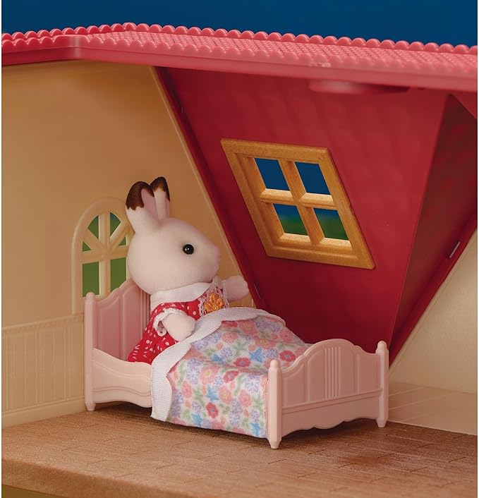 Calico Critters - Red Roof Home - Cozy Cottage - 2026 Edition Dollhouse – Kids Pretend Play House, Miniature Home Playset, Expandable Design, Ages 3+