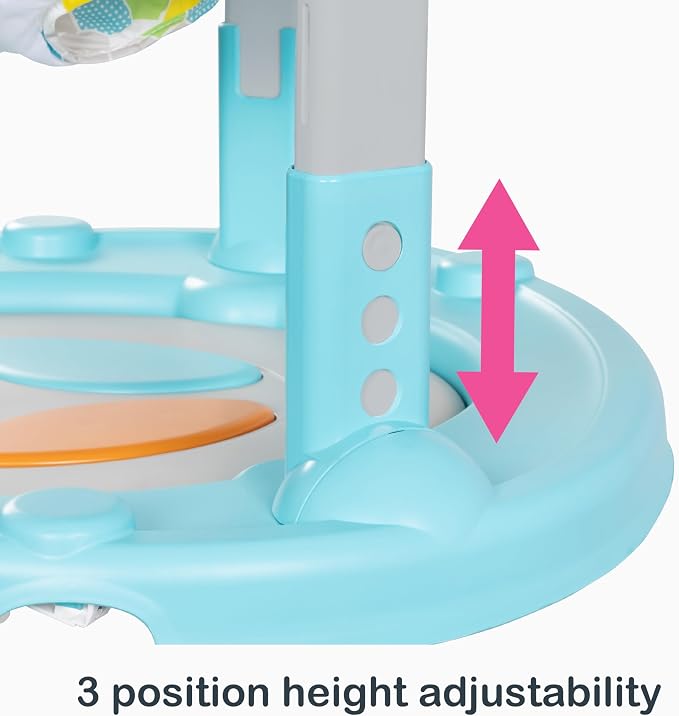 Smart Steps Bounce N’ Dance 4-in-1 Activity Center Walker, Hexagon Dots