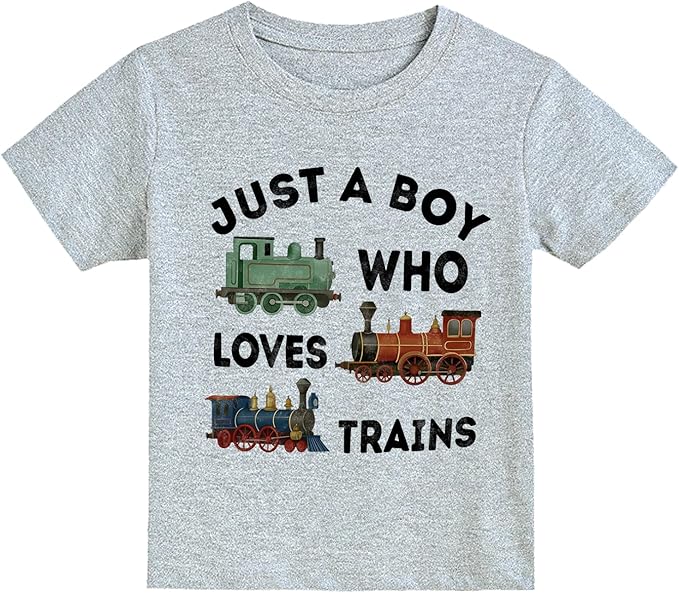 Todder Boys Shirt Kids Trains Bug Retro Nature Cool Tees Tops 2-7 Years