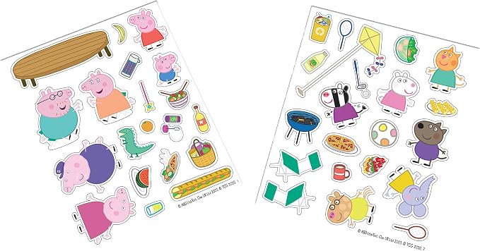 Magnetic Creations Tin: Peppa Pig - Creative Storytelling Playset, 40 Pop-Out Magnets, Beautiful Play Scene, Mix & Play Toy, Kids-Toddlers Ages 3+
