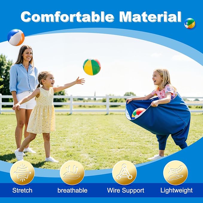 Granny Pants Yard Game Sets,4PCS Granny Pants Family Party Outdoor Games with Bouncy Balls for Adults and Kids,The Family Reunion Ultimate Backyard Party Games
