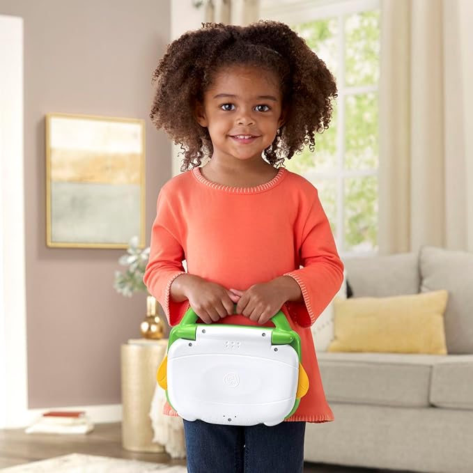LeapFrog ABC and 123 Laptop for Preschoolers Ages 3-7 Years, Green