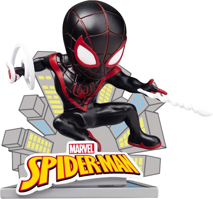 YuMe Spider Man Attack Action Figure - 3.5" | Single Pack Collectible Toy in Box | Official Licensed Marvel Merchandise | Gift for Marvel Superhero Fans & Collectors | Collect the Set | Durable Vinyl