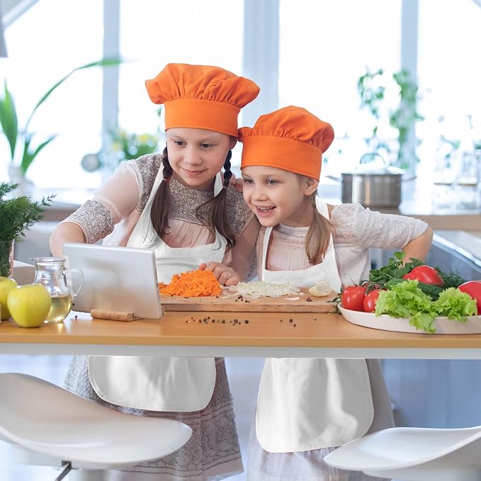 KUUQA 16/24/30/36/40Pcs Kids Apron Painting Aprons for Kids, Kids Paint Apron Art Smock for Classroom Painting Party Supplies