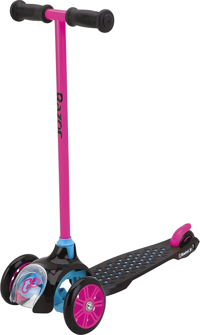 Razor Jr. T3 Kick Scooter for Kids Ages 3+ - Lightweight, Advanced Tilt-to-Turn Technology, For Riders up to 48 lbs