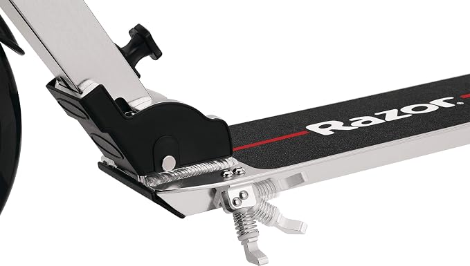 Razor A6 Kick Scooter for Kids Ages 8+ - Extra-Tall Handlebars & Longer Deck, 10" Urethane Wheels, Aluminum Frame, Anti-Rattle Technology, for Riders Up to 220 lbs