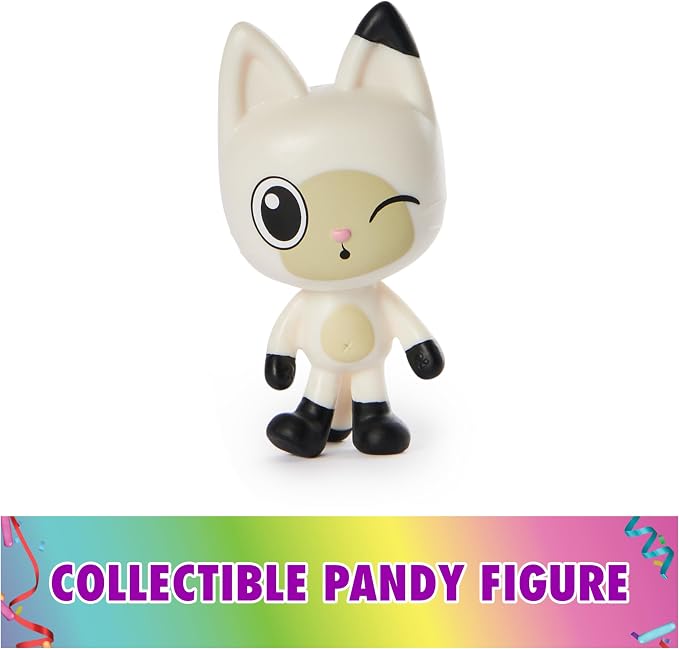 Gabby’s Dollhouse, Pandy Paws Dreamy Balcony Playset, 8-Pieces with Toy Figures, Doll House Accessories & Sensory Play, Kids Toys for Girls & Boys 3+