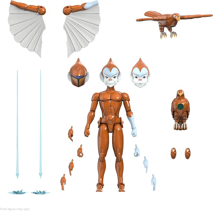 Super7 ULTIMATES! SilverHawks Copper Kidd - 7" SilverHawks Action Figure with Accessories Classic Cartoon Collectibles and Retro Toys