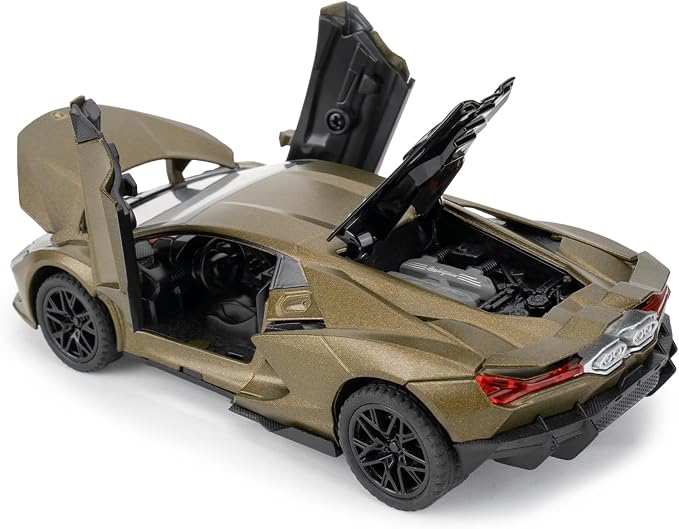 BDTCTK 1/32 Comapatible for Lamborghini ‌Aventador LP700-4 Model Car, Zinc Alloy Diecast Pull Back Toy Cars with Sounds and Lights Vehicles for Kids Boy Girl Gift (Green)