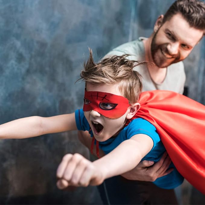 Birthday Gifts for 6 Year Old Boys -Party Supplies for Kids, Superhero Dress up Costumes Gifts Toys for 3-7 Year Old Boys Toddler Halloween Cosplay Christmas 4 Pcs