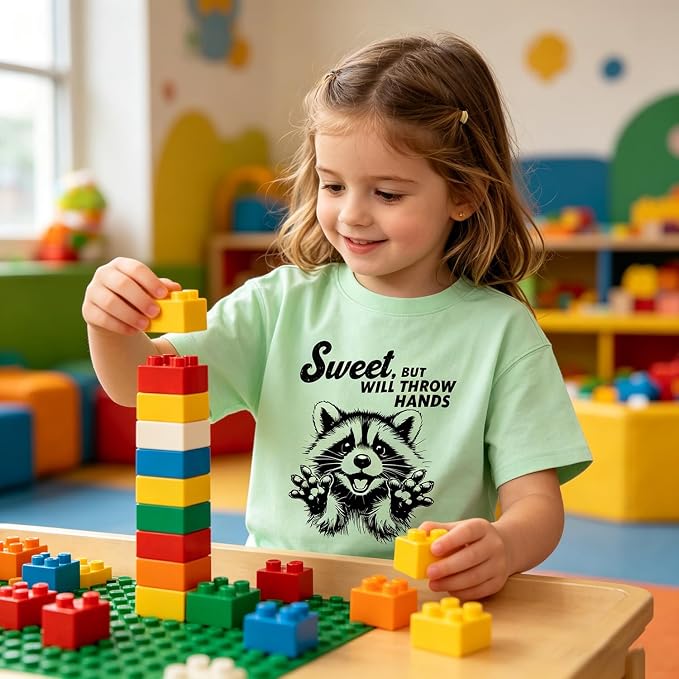 Construction Shirt Toddler Kids Tomatoes Racoon Graphic Tee Outfit Boy Girl Frog Christian Clothing 2-7 Years