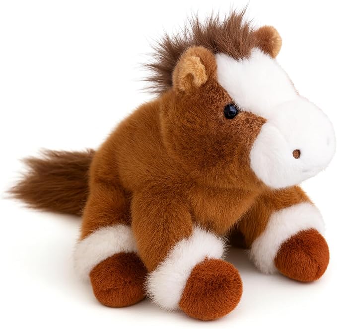 Adorable Horse Stuffed Animal Soft Plush Toy Cute Birthday Gifts for Boys Girls Kids Toddlers
