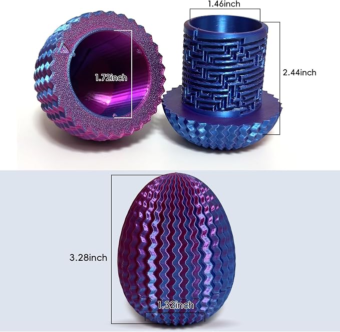 2026 Mystery Egg Maze Puzzle Box: 4 Unique Mazes Money Holder with Hidden Compartment, Brain Teaser Game for Cash & Gifts, Reusable Surprise Container for Easter Birthday Christmas Party