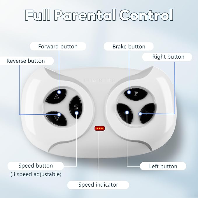 ANPABO 2.4GHz Bluetooth Remote Control Replacement for Ride on Car, Compatible Mercedes-Benz G63, Remote Controller for 12V/24V Electric Vehicles/g Wagon Toy car/Toddler Remote Control car