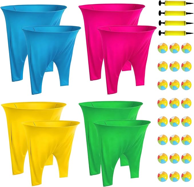Granny Pants Yard Game, Granny Pants Outdoor Party Game Granny Pants Outdoor Game with Bouncy Balls and Pump Fun Family Reunion & Adult Yard Games for Groups