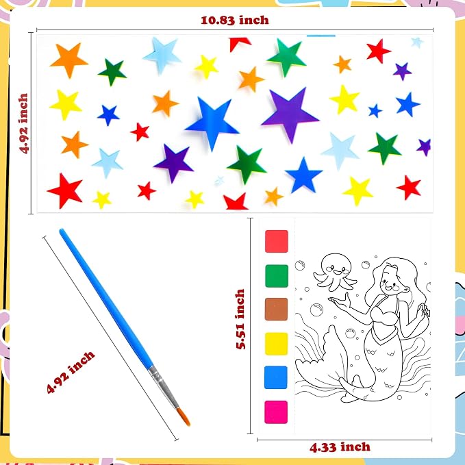 Sigilyer Water Coloring Books Party Favors for Kids 4-8, 24 Pack(192 PCS) Mini Coloring Books with Goodie Bag Stuffers for Kids Birthday Gifts Bulk Art Crafts Classroom Prizes School Paint Supplies