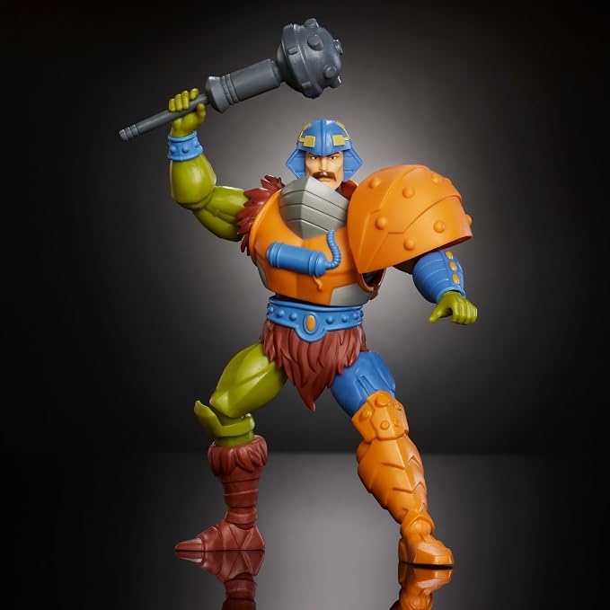 Masters of the Universe Origins Action Figure 200X Cartoon Collection Man At Arms, 5.5 Inch 1980s Motu TV Hero, Detailed Design & Mace Accessory