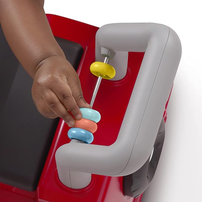 Radio Flyer Tinker Truck, for Toddlers 1-3, 3-in-1 Push Walker Ride On Car with 20 Sensory Activities, Anti-Tip Feature, Under-Seat Storage, Lights and Sounds, 42 lb Capacity, Toddler Ride On Toys