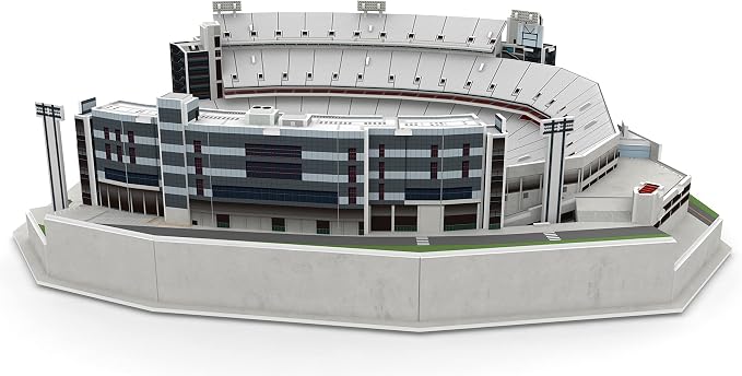 Pro Lion 3D Jigsaw Puzzle of Sanford Stadium Construction Building Kits - 93 Pieces | Georgia Bulldogs Football League Gifts for Boys, Adults, Men & Kids Aged 7+ | Puzzles Games Kit for Creative Fans