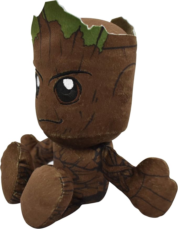 Bleacher Creatures Marvel Groot 8" Kuricha Sitting Plush - Soft Chibi Inspired Toy