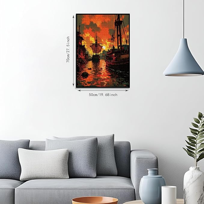 Jigsaw Puzzles 1000 Pieces Magical Door Cosmic Valley Scene Jigsaw | Adult Puzzle with Letter on Back, HD Reference Poster, Impossible Puzzle Home Decor Puzzles Ideal Gift for Family Friends