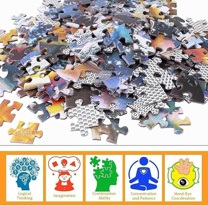 1000 Piece Jigsaw Puzzles for Adults - Church in San Miguel de Allende,Mexico -Challenging Wooden Puzzle for Youth Children Home Decor Entertainment Toy Creative Family Games Best Gifts