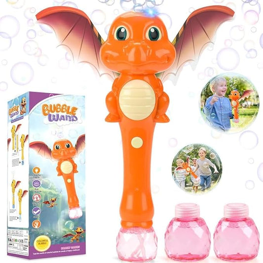 Chridark Dinosaur Bubble Wand Toys for Kids Age 3 4 5 6 7 8 Years Old: Bubbles Machine for Kids, Toddler Outdoor Toys, Gifts Birthday Presents for 3 4 5 6 Year Old Boys Girls