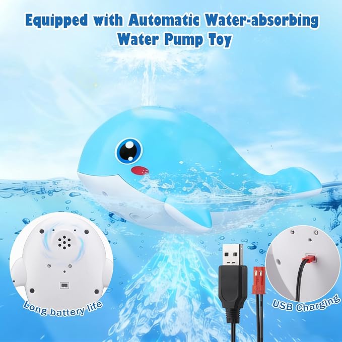 Water Table for Toddlers with Water Pump and Fishing Game Set 3-Tier Kids Sand Water Table with Umbrella Sensory Outdoor Toys for Kids Ages 4-8 Outside Toys Backyard for Kids Toddlers Age 3-10