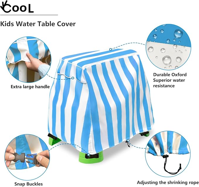 Okcool Kids Water Table Cover Fit Water Table,Outdoor Water Table Toys Cover, A Wide Selection of Cute Colors and Patterns