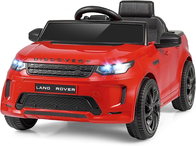 Costzon Ride on Car, Licensed Land Rover Discovery Sport Electric Vehicle, 12V Kids Car with Parent Remote Control, Music, Horn, Song, Gift for Aged 3+ (Red, 38” x 24” x 17”(L x W x H))