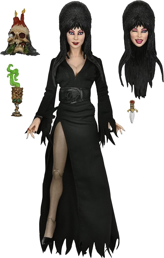 NECA Elvira- 8” Clothed Figure - Elvira