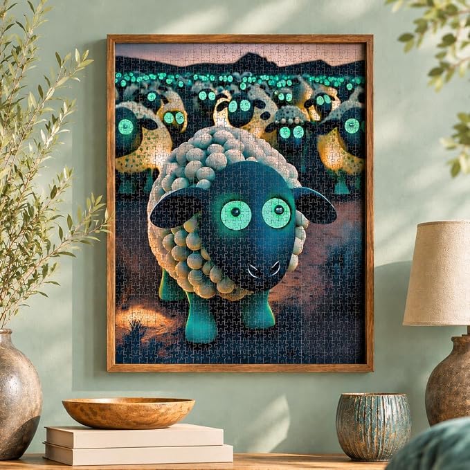 Cross & Glory - Henry and The Herd - 1000 Piece Jigsaw Puzzle for Adults & Kids 12+ | Perfect for Animal and Puzzle Lovers | Vibrant Quality Pieces | Challenging and Relaxing | Great Gift Idea