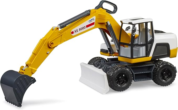 Bruder 03413 Mobile Excavator Yellow/White