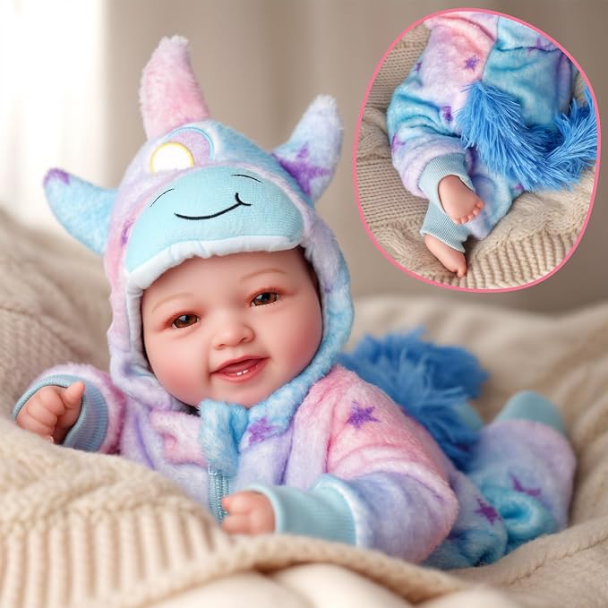 BABESIDE Baby Dolls, 17inch Large Realistic Cute Soft Body Baby Doll Real Life Baby Dolls with Accessories for 3+ Year Old Girls Gifts, Pretend Play, Collection