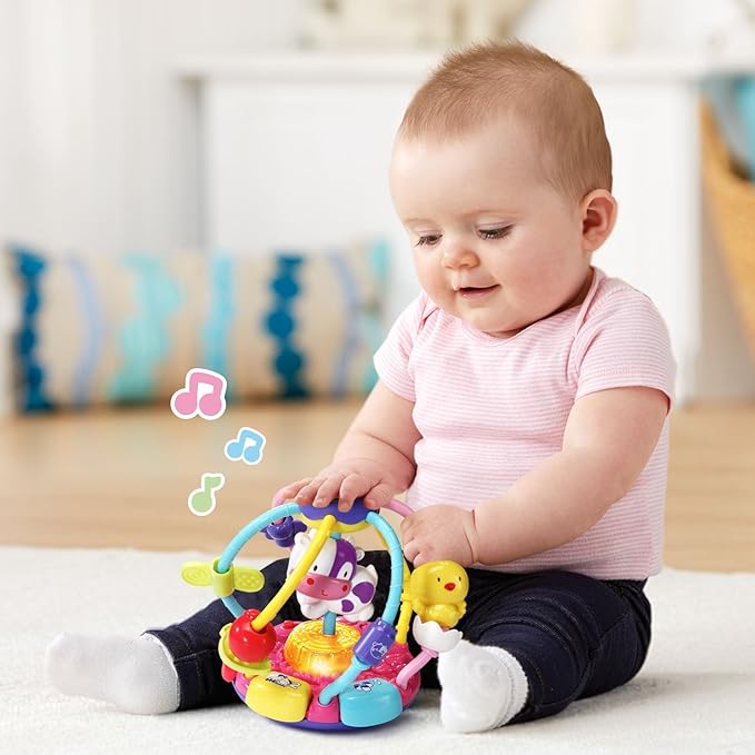 VTech Baby Lil' Critters Shake and Wobble Busy Ball, Purple