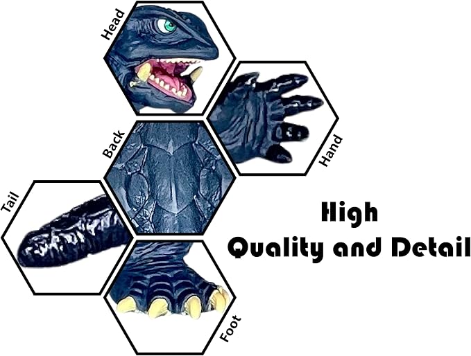 TwCare Set of 10 Dinosaur vs Kong Dinosaur Dragon Toys Movable Joint Action Figures, King of The Monsters Shin Ultima Gamera Mecha MechaGodzilla Ghidorah Skull Crawler Destoroyah Cake Toppers Pack