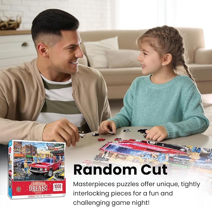 MasterPieces - 1000 Piece Jigsaw Puzzle, Getting Dirty, Fun for Adults, Family, Kids, Matte Finish, 19.25" x 26.75"