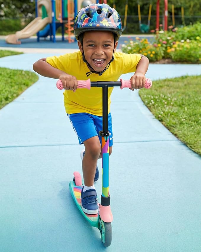 100mm Kids Bike Grips - Bicycle Handlebar Grips with Mushroom Pattern for Kick Scooters, Balance Bikes, and Bikes