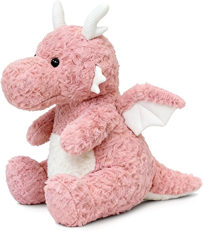 SUSULF Little Flying Dragon - Cute Stuffed Animal Plush Toy - Adorable Soft Dragons Toy Plushies and Gifts - Perfect Present for Kids (Pink,7.87in/20cm)