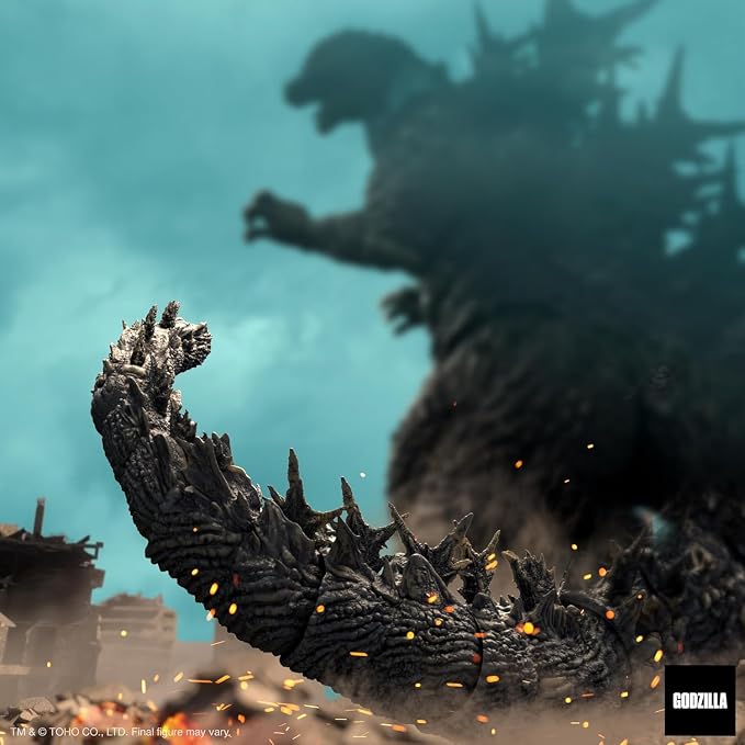 Super7 ULTIMATES! Toho Godzilla Minus One Figure - 8" Toho Godzilla Action Figure Kaiju - Classic Movie Monster Fans Collectibles & Retro Toys - Movie Model for Collectors & Display Figurine