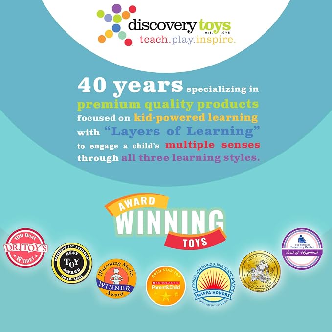 Discovery Toys Marbleworks Deluxe Marble Run | Kid-Powered Learning | STEM Educational Building Block Toy Learning & Childhood Development 5 Years Old and Up