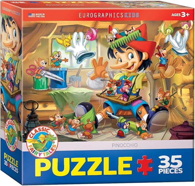 EuroGraphics 35-Piece Classicic Fairy Tales Pinocchio Puzzle