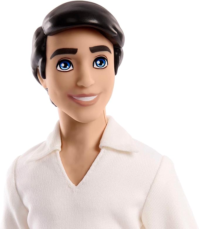 Mattel Disney Princess Toys, Prince Eric Posable Fashion Doll in Signature Outfit, Inspired by The Little Mermaid Movie