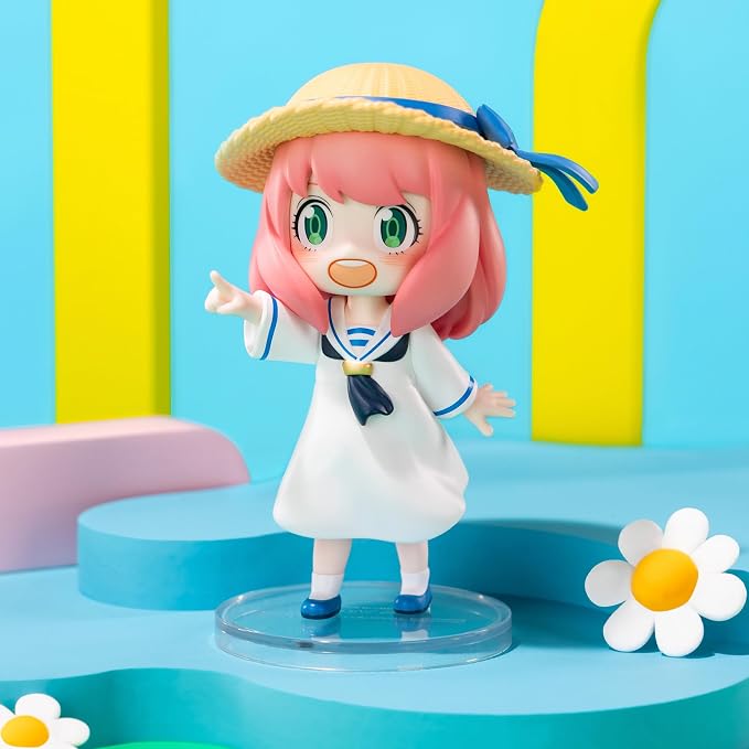 POP MART SPY x Family Anya's Daily Life DLC Series Blind Box Figures, Collectible Toys Home Decorations, Holiday Birthday Gifts for Girls and Boys, Single Box