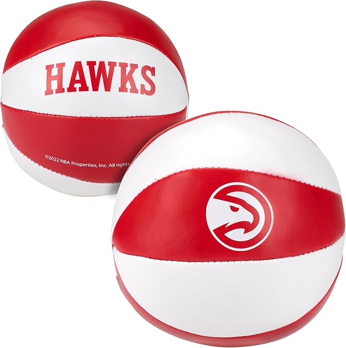 Franklin Sports NBA Toy Basketballs - 2 Pack of Kids Soft Mini Basketballs for Over The Door + Indoor Hoops - NBA Fan Shop